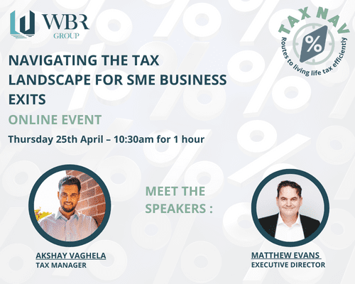 Navigating the tax landscape for SME businesses online event