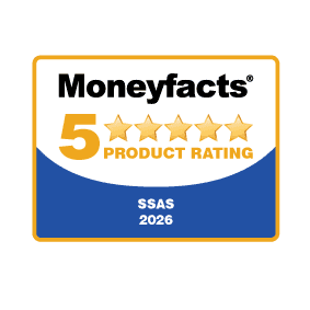 Moneyfacts 5 star product rating 2025- SSAS- WBR Group